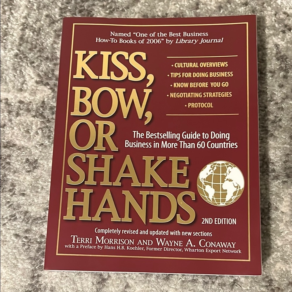 Kiss, Bow, or Shake Hands Book